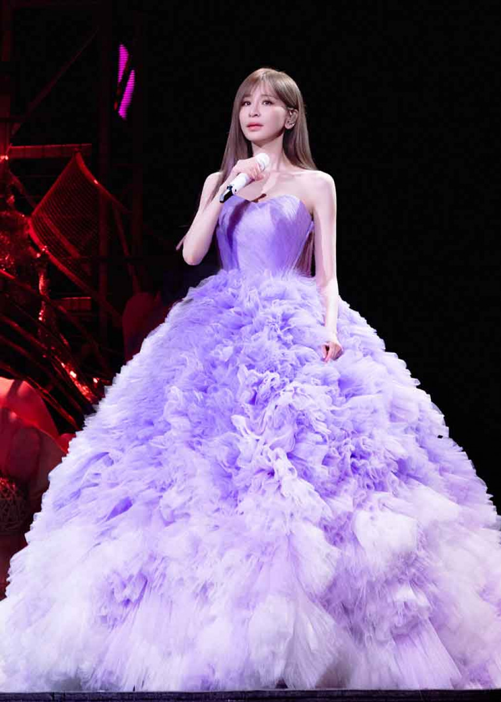 紫色夢幻公主裙浪漫耀眼