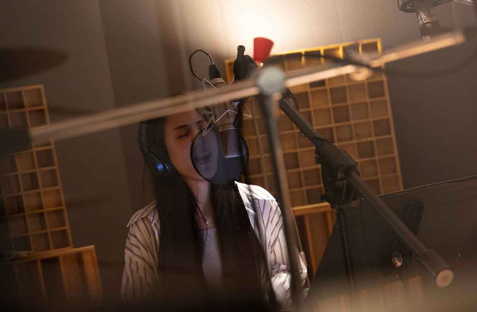 aDAN薛詒丹在錄音時被細緻調整了咬字、共鳴、嘴型與力度等細節,不斷將共鳴向上拉,忍不住吐槽:「唱到魚尾紋都多了兩條!」