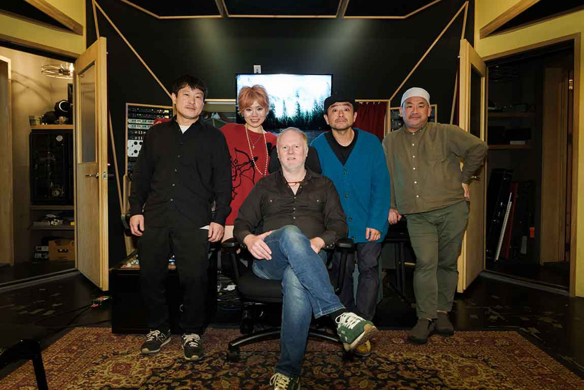 KINAKO-&-東京中央線與玉成戲院錄音室主理人 Andy Baker-合影