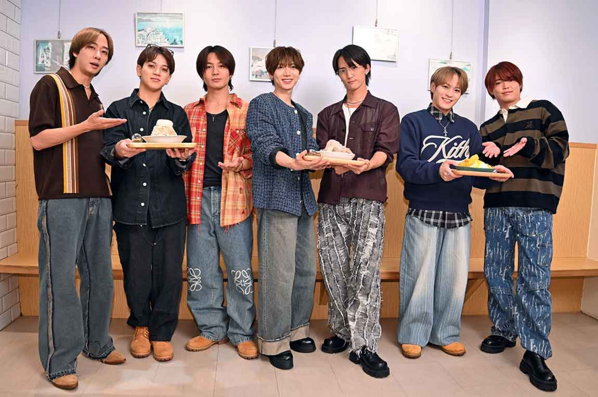 Travis Japan連續第三年來台,與台灣媒體相約吃冰!(照片提供-環球音樂)