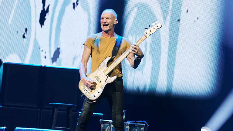 寶刀未老！樂壇傳奇 史汀首度南下開 唱歷年金曲連發 飆台語問候「高雄！多謝！」