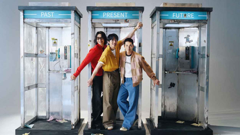 宇宙人台北小巨蛋演唱會升級2.0 大玩穿越時空電話 笑喊：記得買房、買台積電