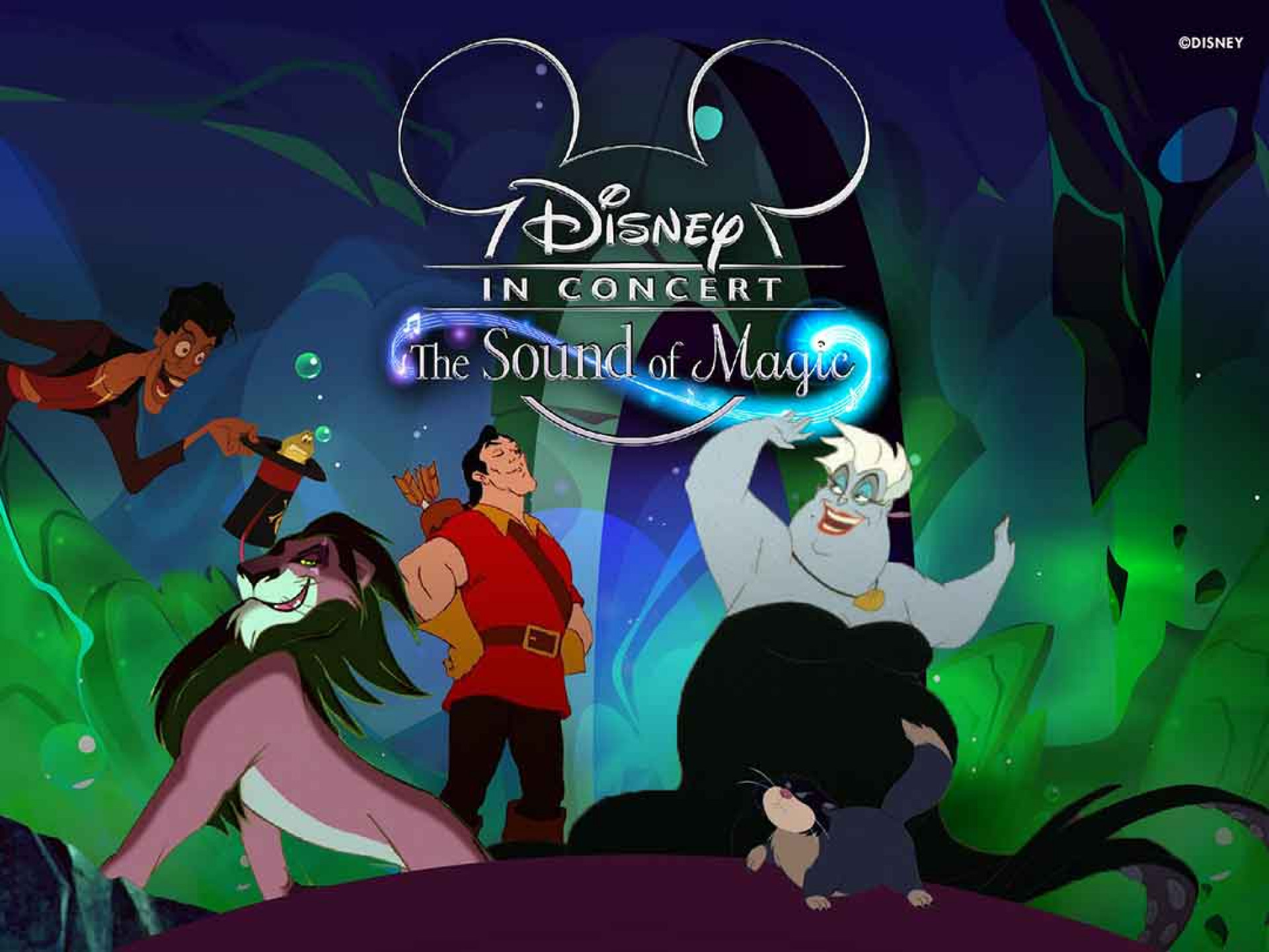 迪士尼歷代反派角色亦將在磅礴的音樂中重現其令人難以忘懷的魅力