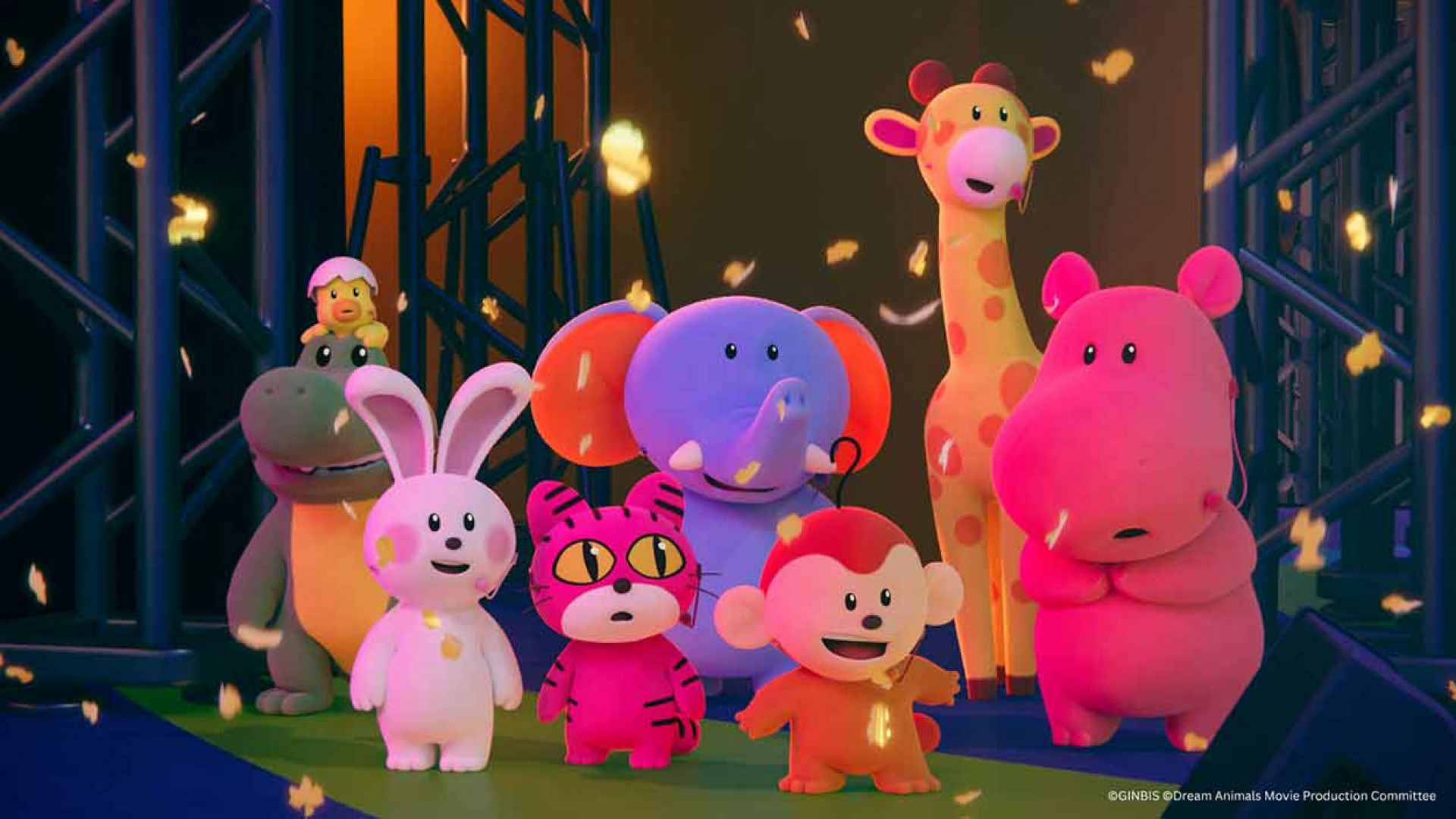 《愉快動物餅大電影》的天團「愉快動物餅」是甜品王國的巨星,正熱烈舉辦巡演中。(馬棋朵提供)