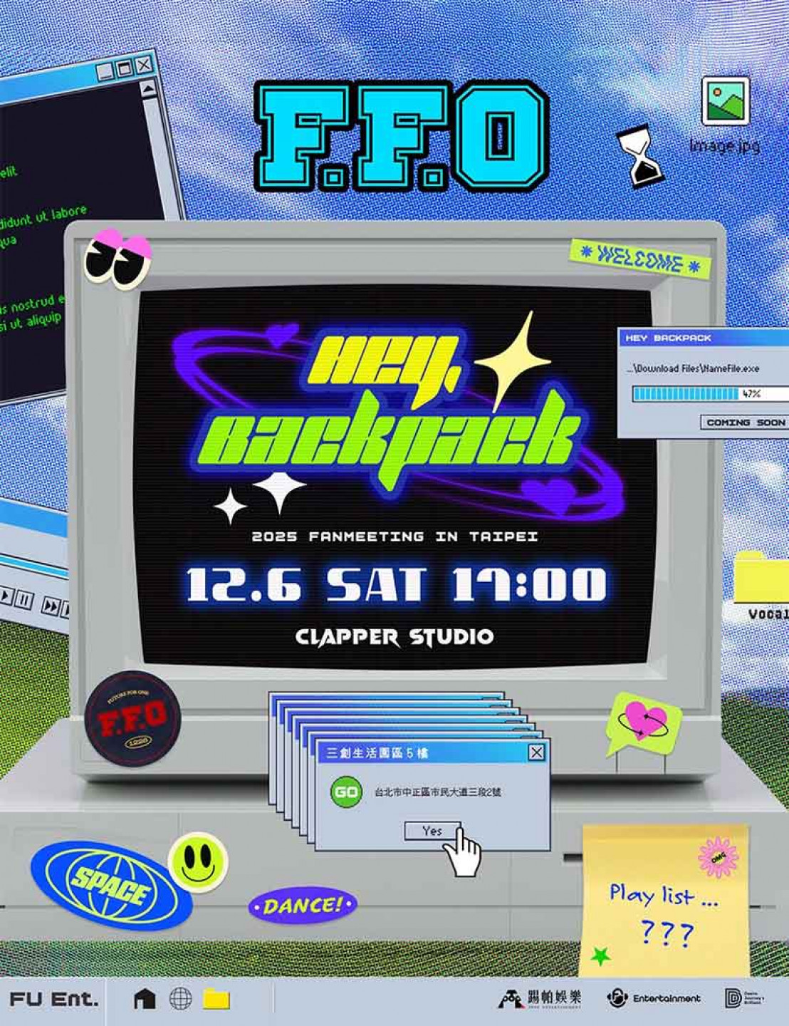 2025 F.F.O Hey , Backpack Fan Meeting in Taipei