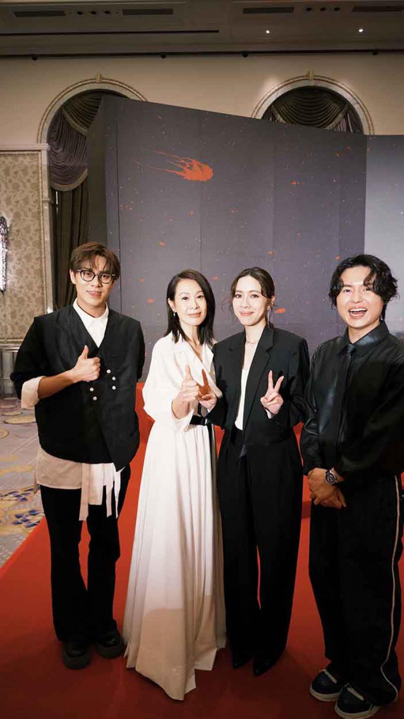 告五人金馬午宴開心遇奶姐劉若英。（相信音樂提供）