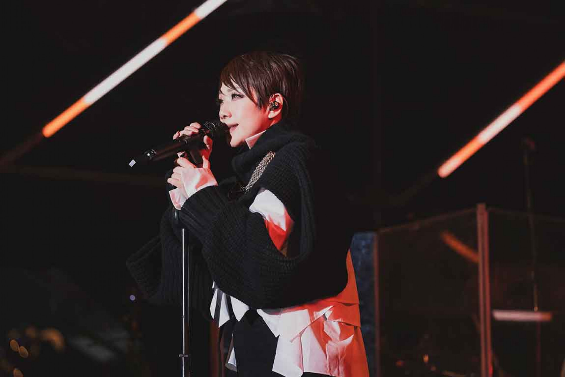 林憶蓮的歌聲彷彿帶著台下的樂迷們走過一次生命的旅程