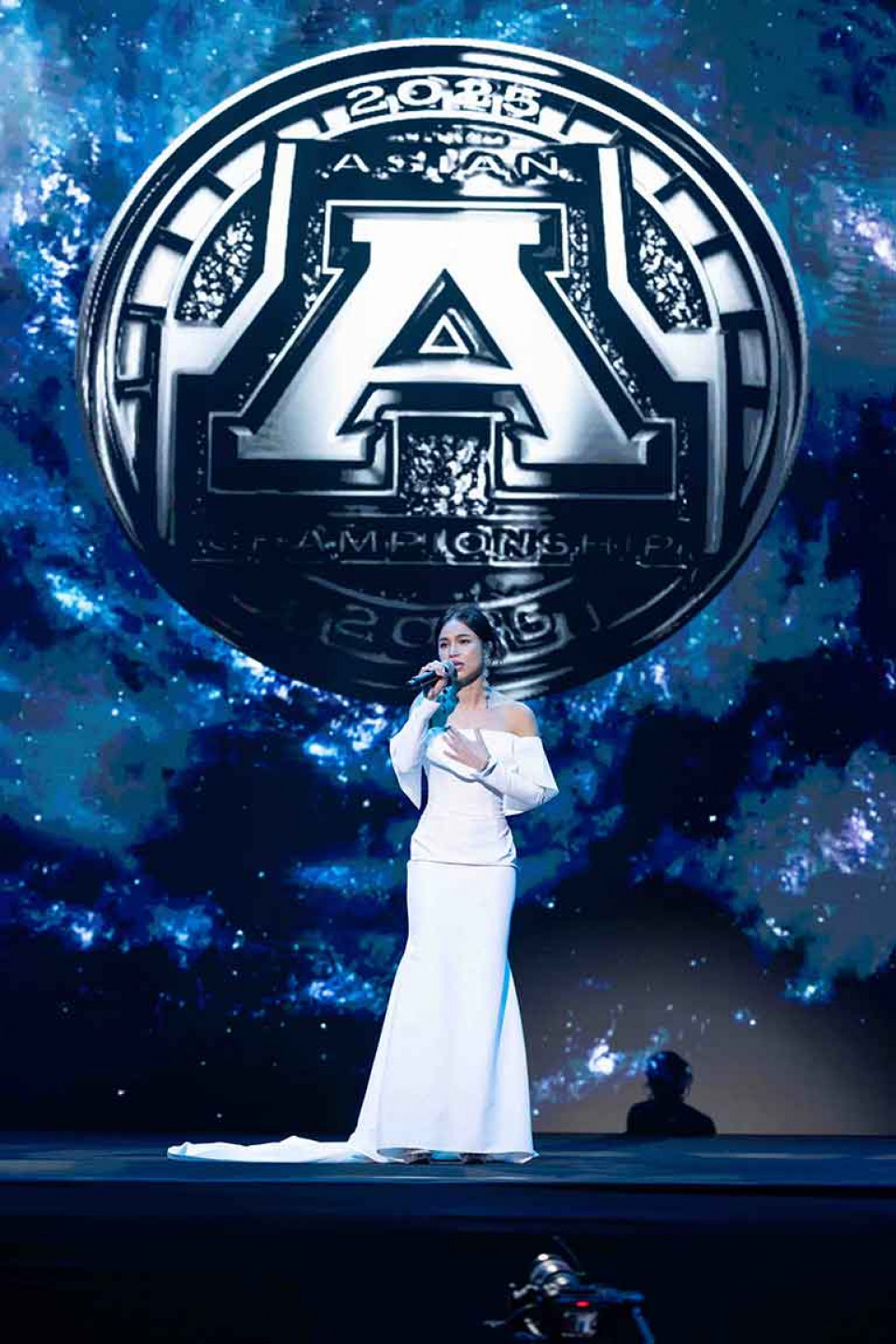 林芯儀演唱多首經典曲(照片提供：健身工廠IFBB Pro League Taiwan)