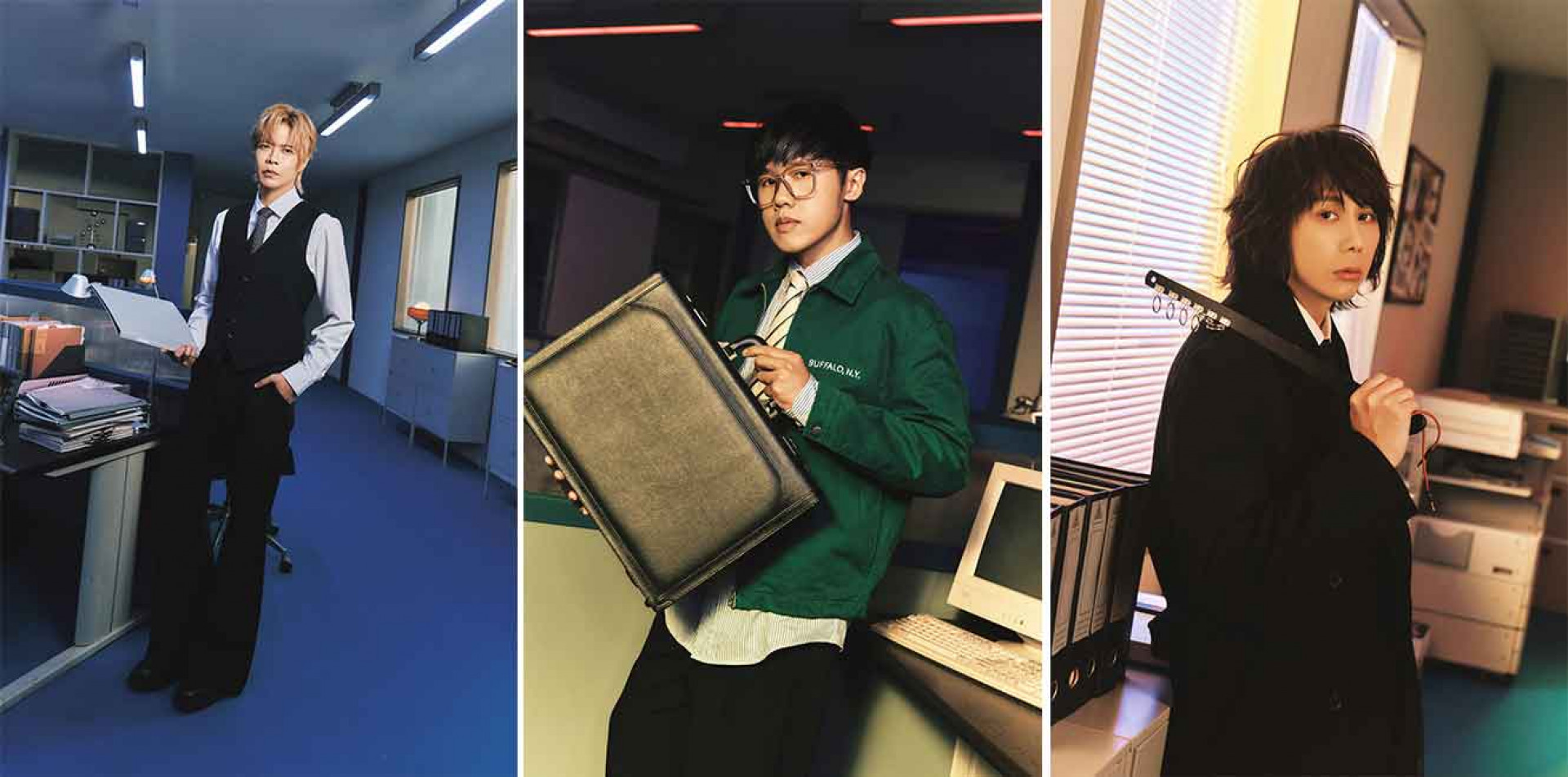 阿璞(左)、劉逼(中)、霸天(右)