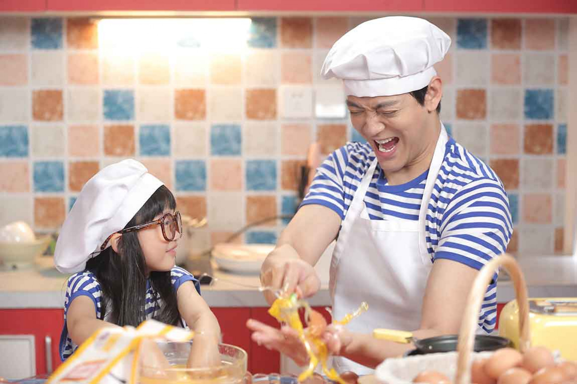 陳曉東也特別感謝朵朵在拍攝期間參與