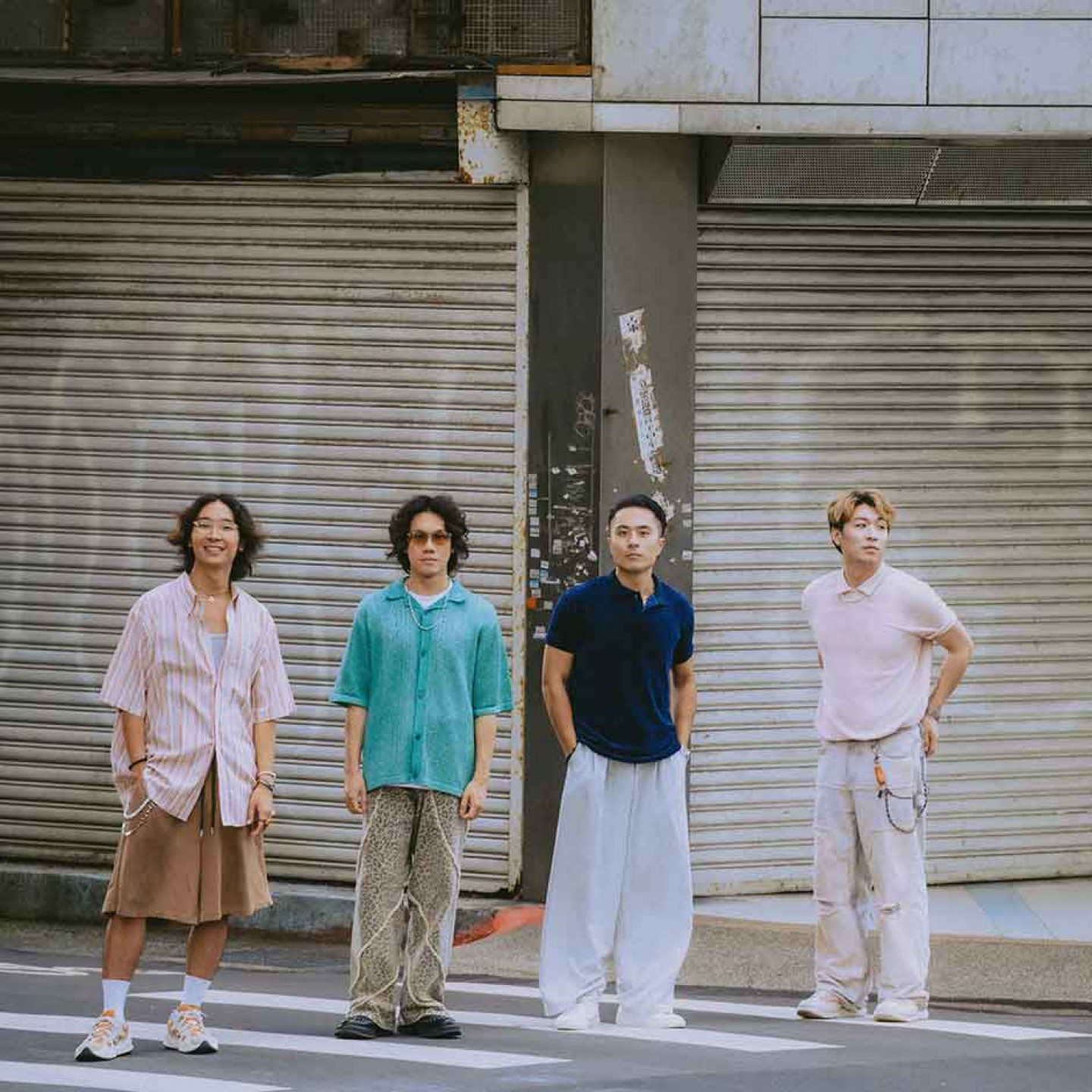 SONNIE 桑尼(左起)_主唱文劭、吉他手希舞、鼓手高登、貝斯手元喆