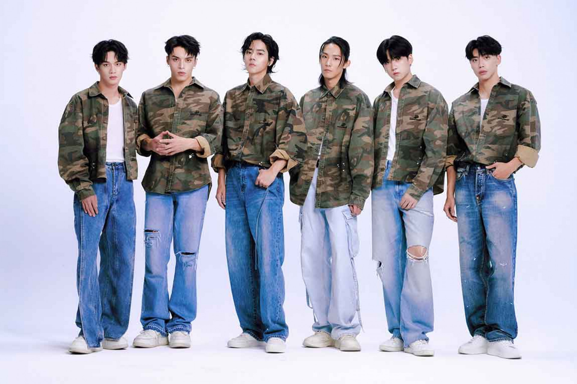 子翔 (左起)、哲言、佳辰、煥鈞、祖安、文廷