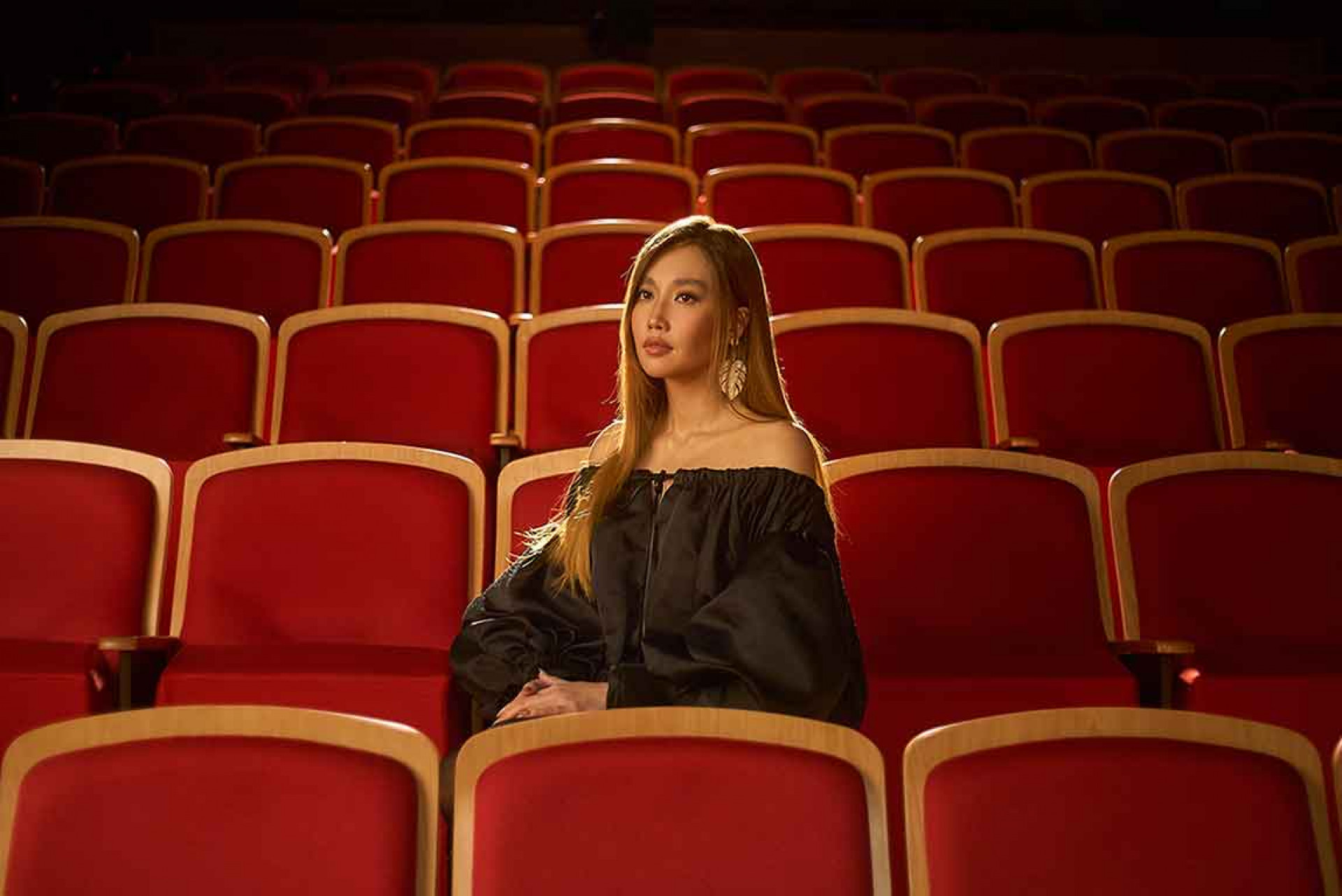 A-Lin僅先看了電影中合唱團的片段畫面，就讓她迅速感動潰堤