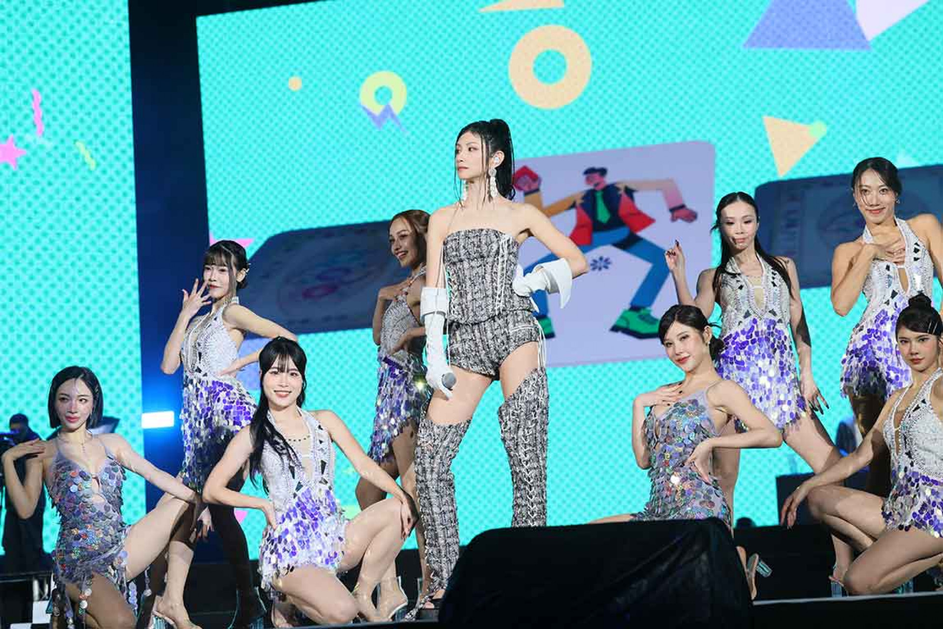 首次參加台北跨年演出的李千娜