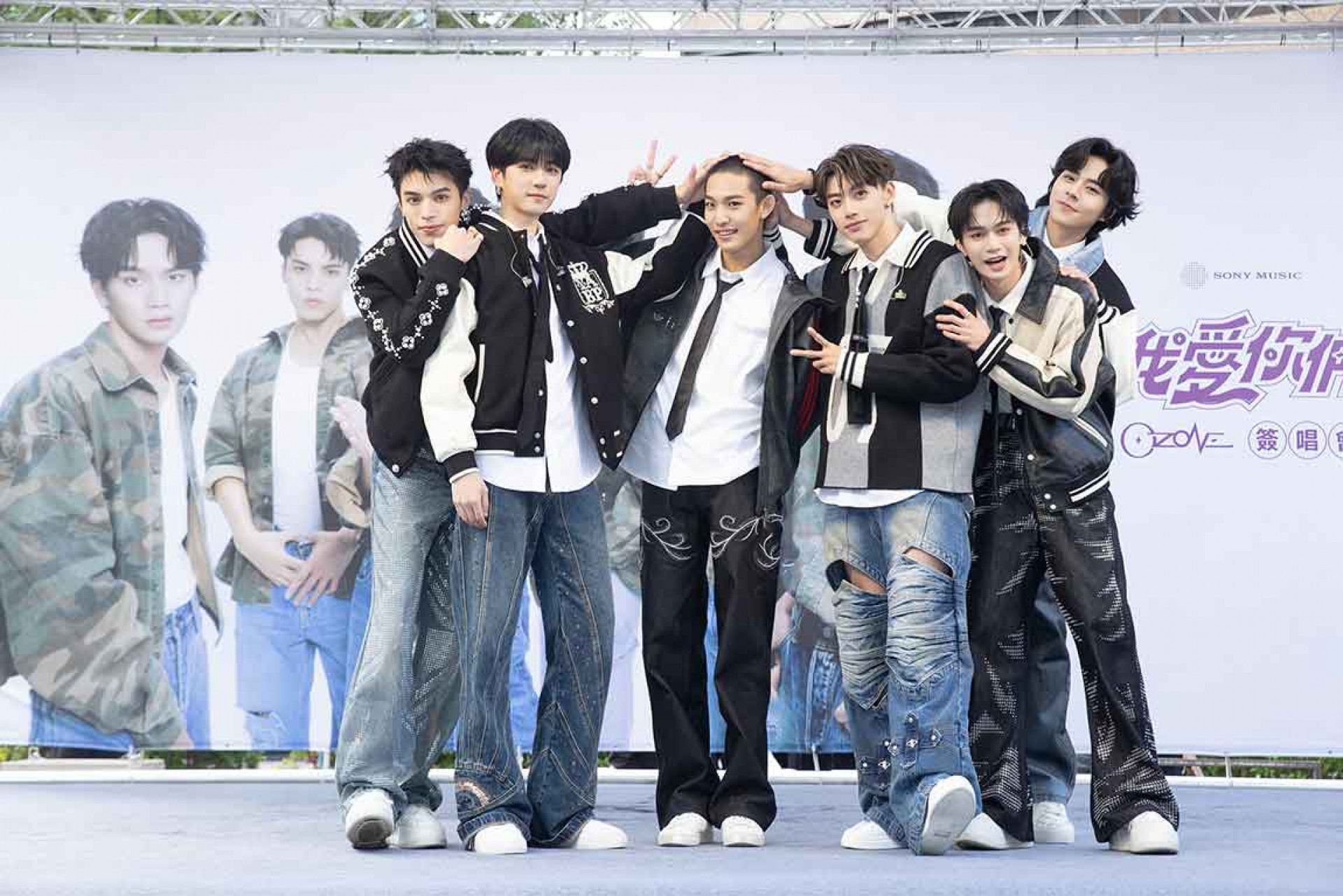 哲言(左起)、 祖安、煥鈞、文廷、子翔、佳辰