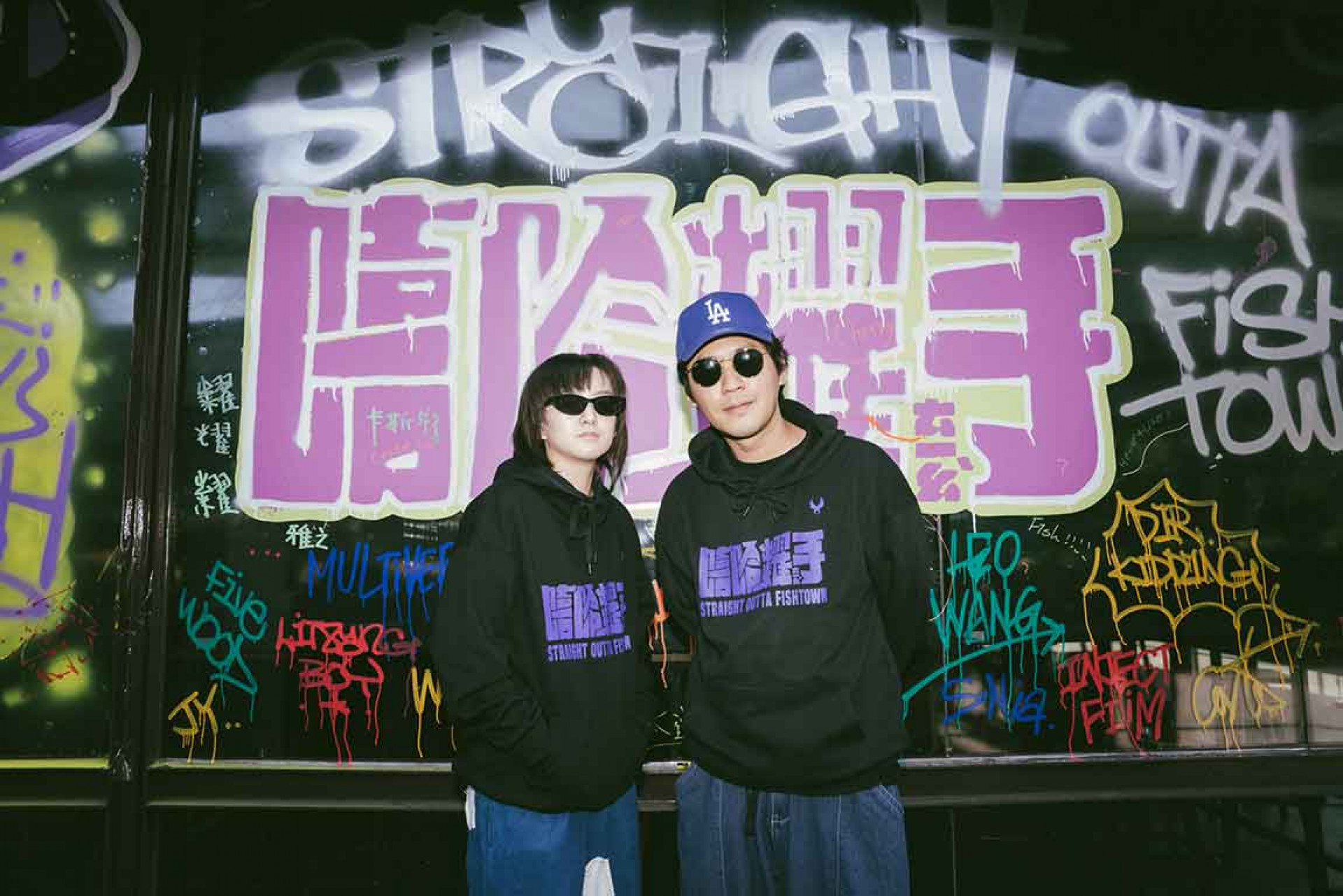 黃迪揚(右)與戴雅芝（左）在電影中飾演父女。（英傑哆影業股份有限公司提供）