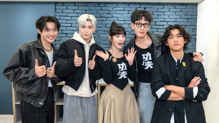 Bii畢書盡 X 徐暐翔 聯手獻聲電影《功夫》主題曲 與主角們四帥一美合體 拍攝迷因片笑果十足