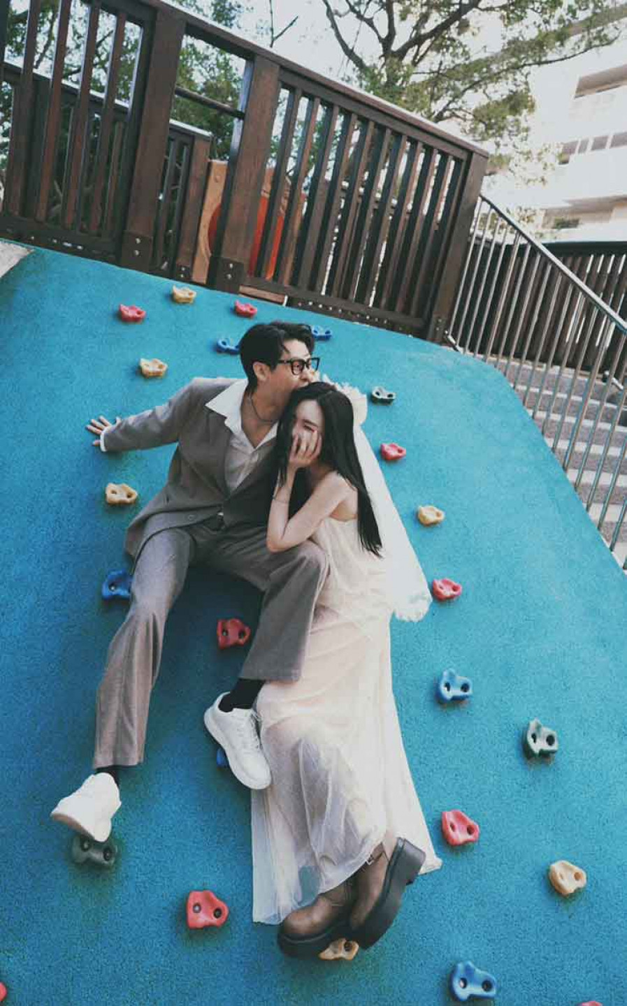 李玉璽用〈剛剛好〉完成承諾！寫成一句我願意 (晴空鳥 提供)