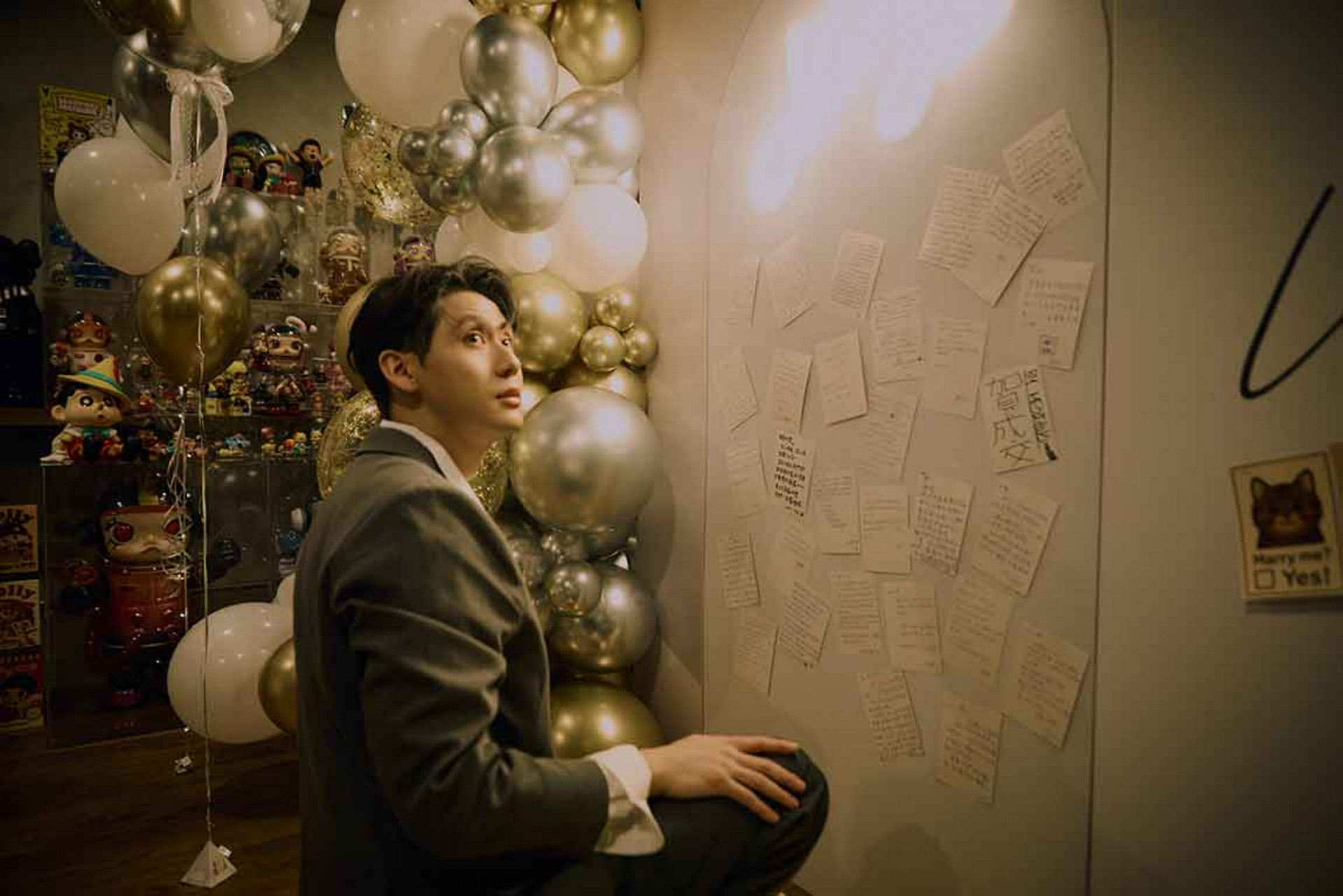 求婚現場太緊張　李玉璽唱錯歌詞！女主角溫柔回應：可以再唱一次嗎？ (晴空鳥 提供)