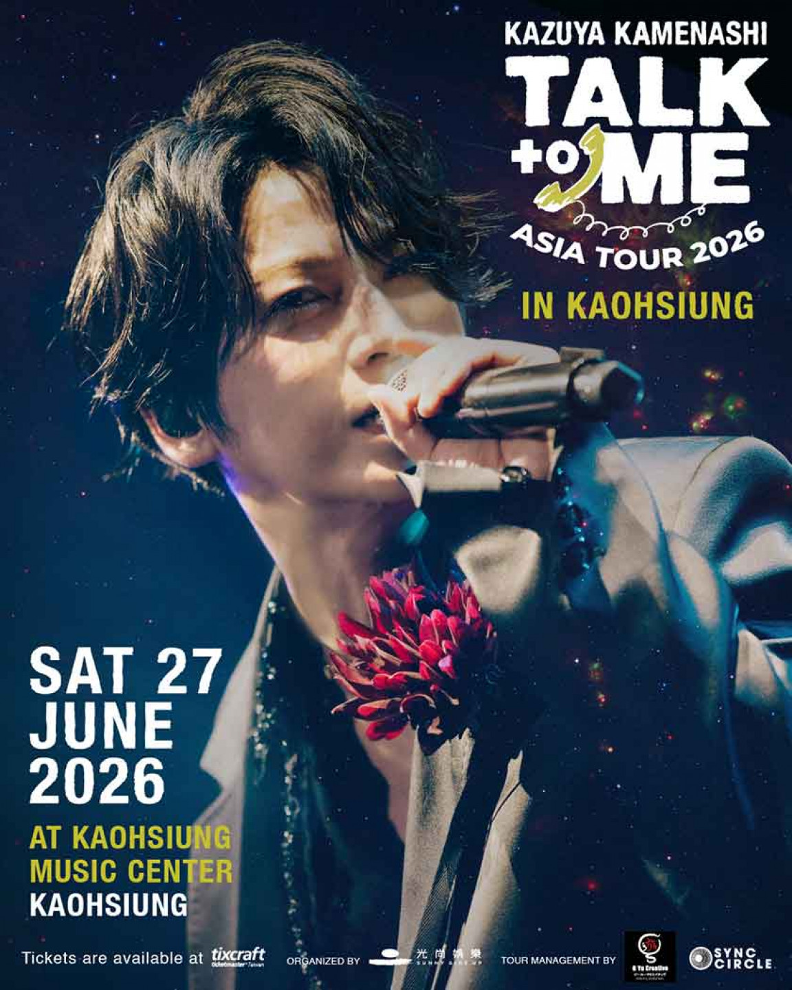 KAZUYA KAMENASHI “TALK TO ME” ASIA TOUR 2026 IN KAOHSIUNG