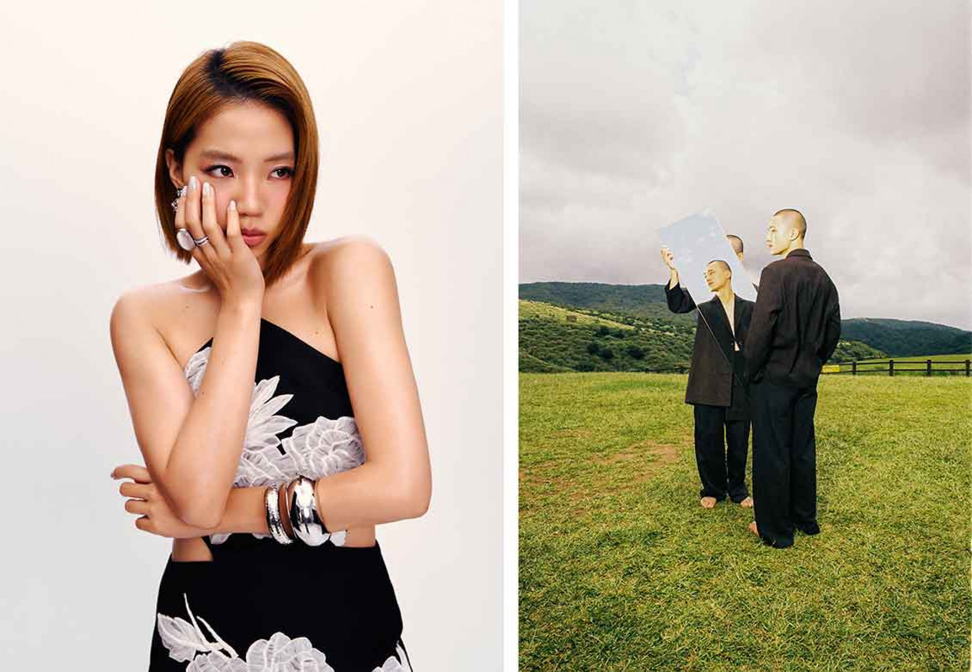 (左)洪佩瑜、(右)someshiit 山姆