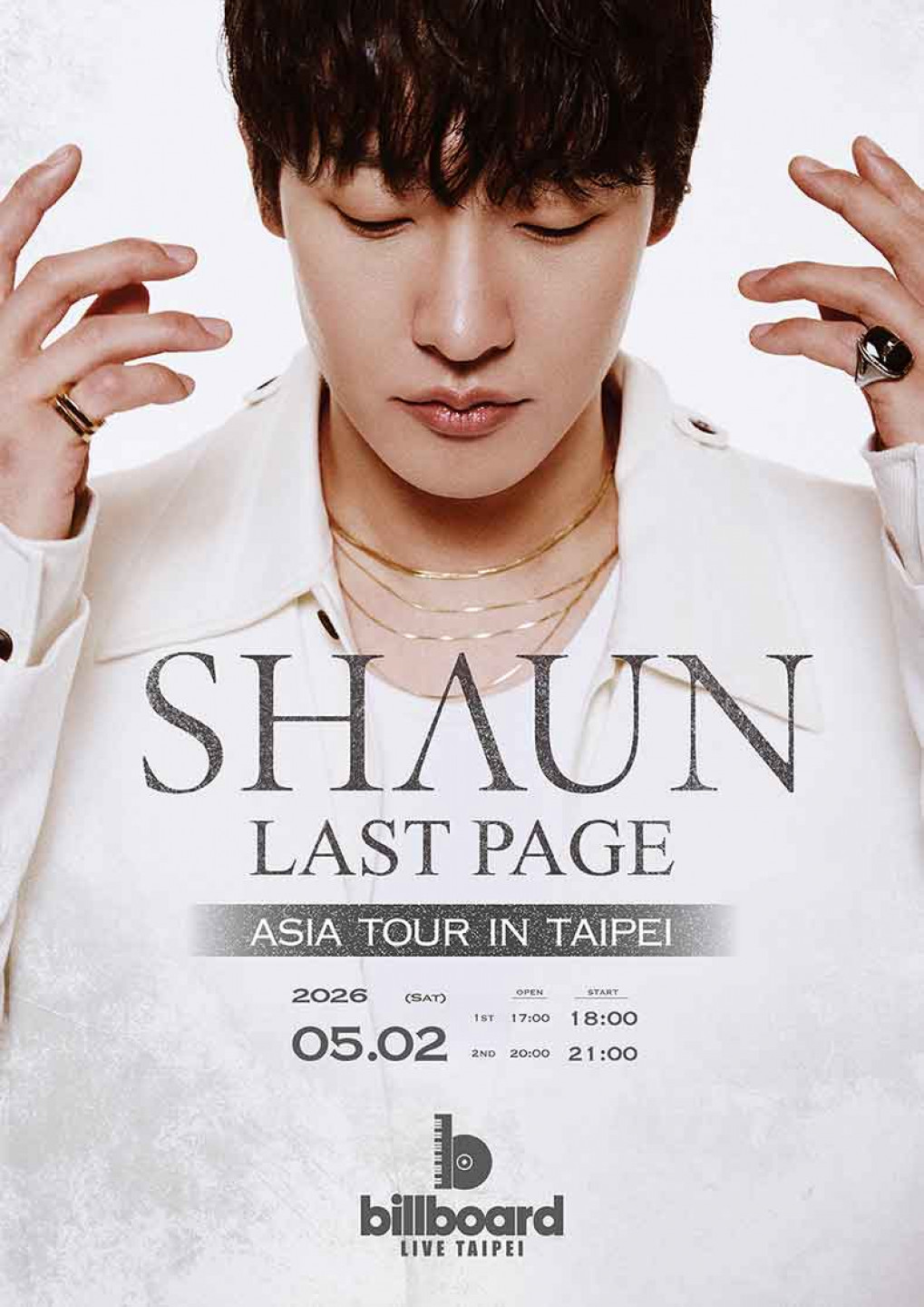5月2日 SHAUN 帶著全球爆紅神曲〈Way Back Home〉來到台北演出
