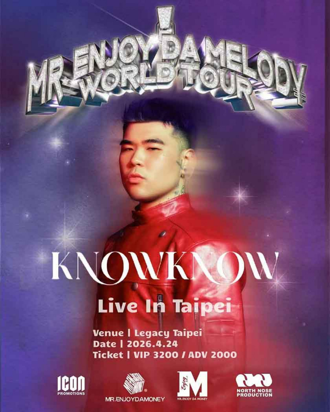 【 KnowKnow - MR. ENJOY DA MELODY WORLD TOUR LIVE IN TAIPEI 】