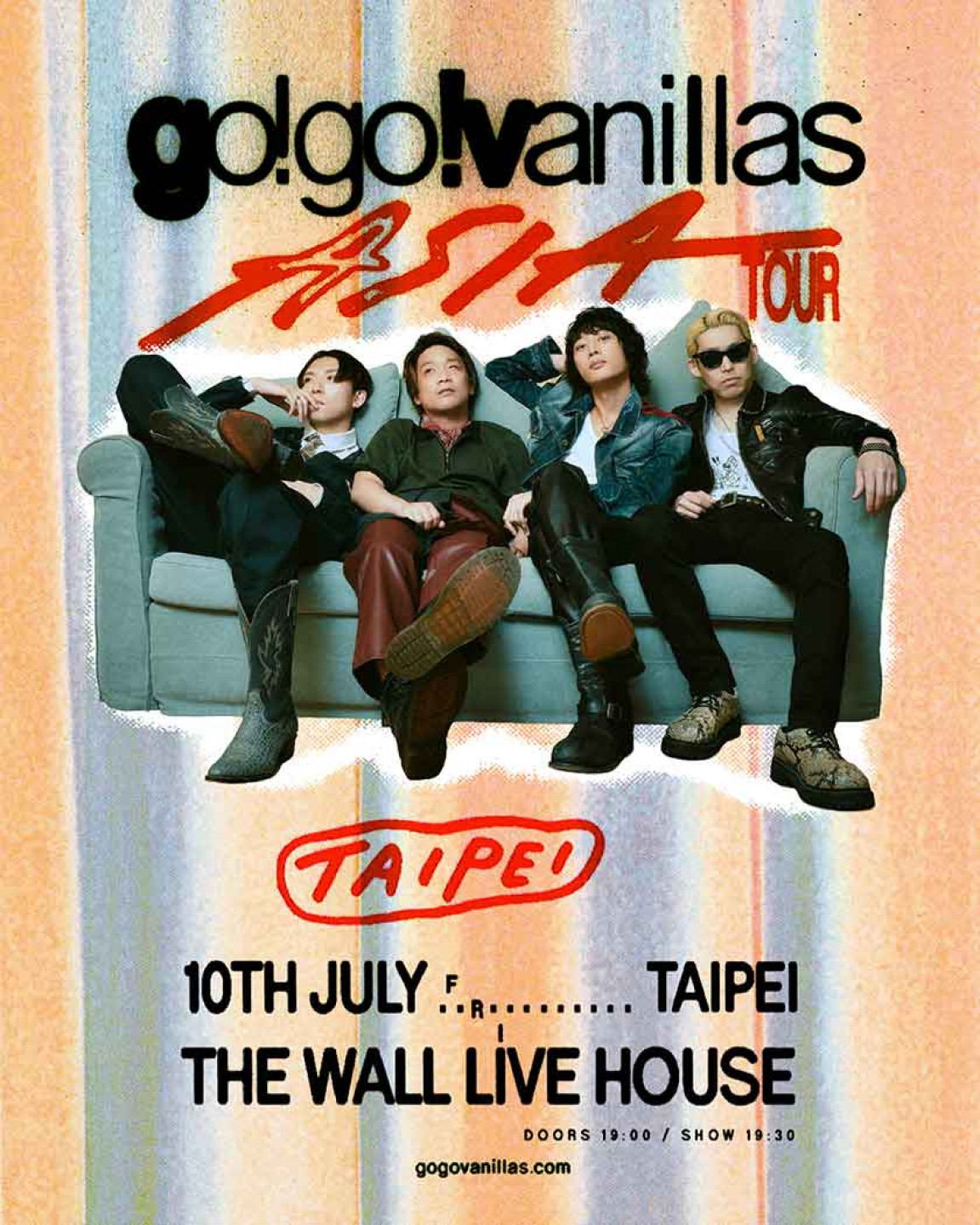 go!go!vanillas Asia Tour 2026 in Taipei
