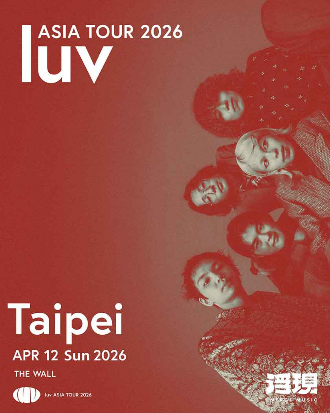 luv ASIA TOUR 2026 in Taipei（浮現音樂提供）
