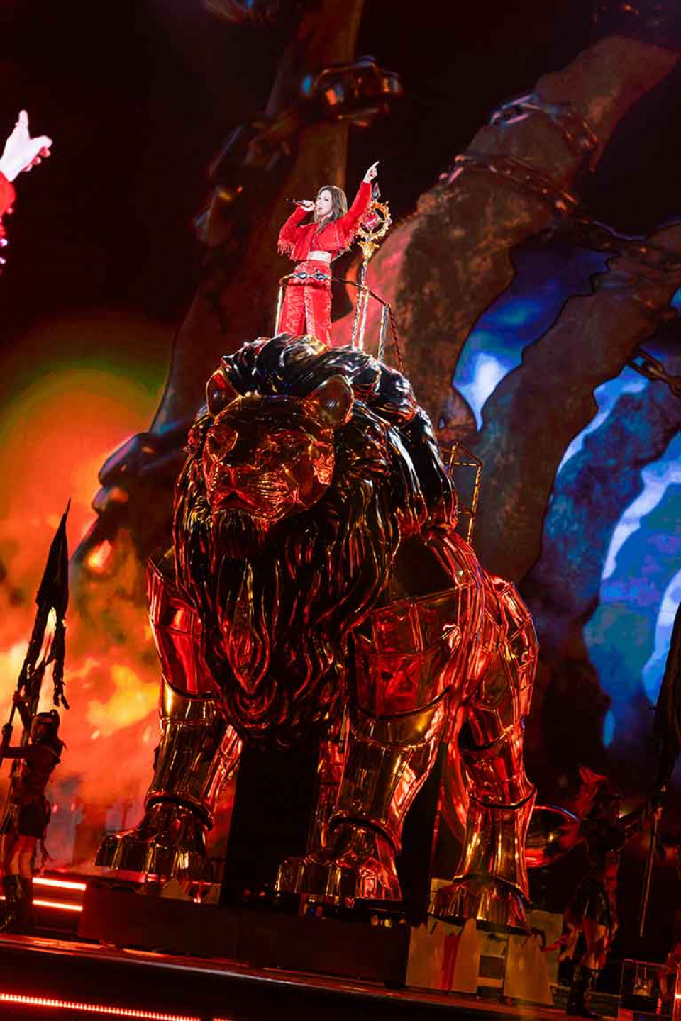 「機械巨獅」出戰震撼大巨蛋 2.0版規格視覺制霸全場(照片提供: LIVE NATION TAIWAN)