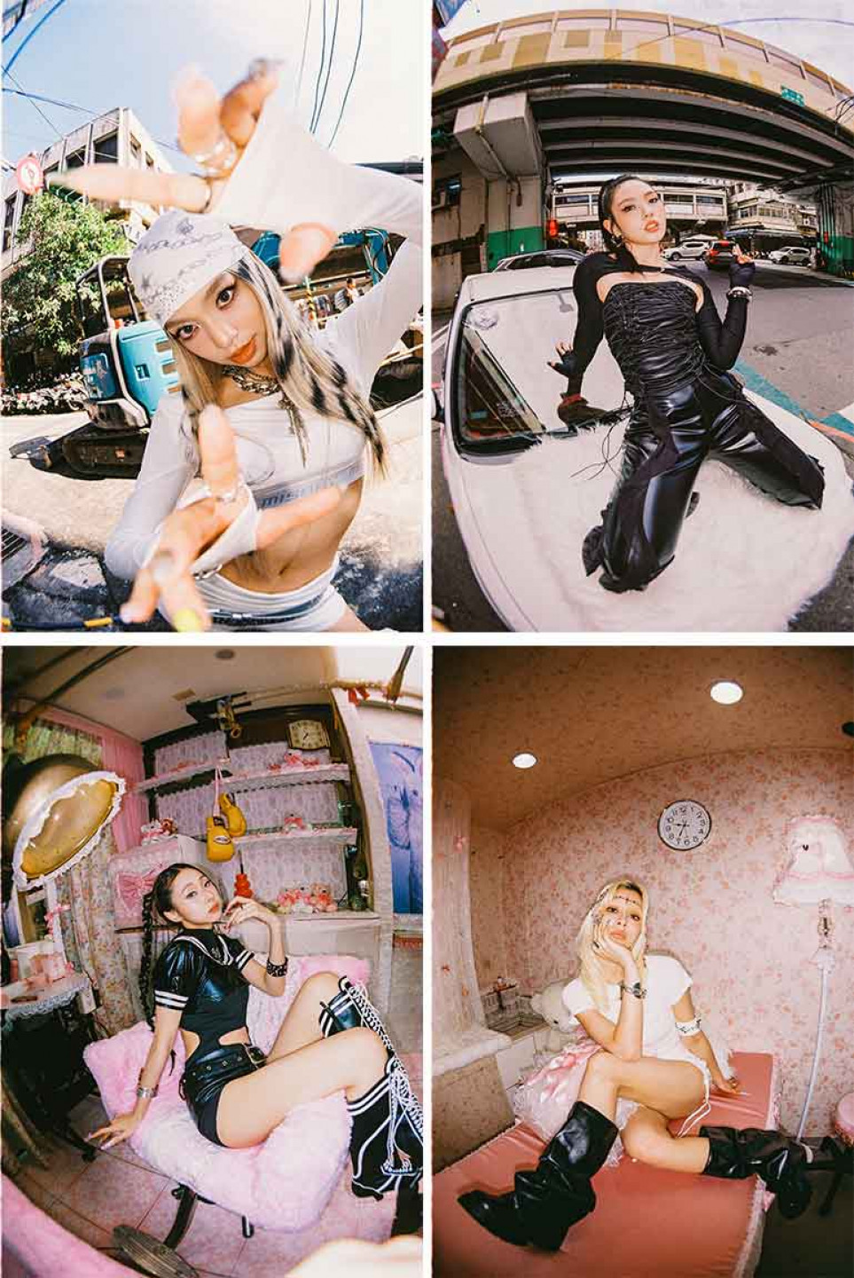 (上排:粼粼、Vikky )(下排:熙妍、JUD 陳泳希 )