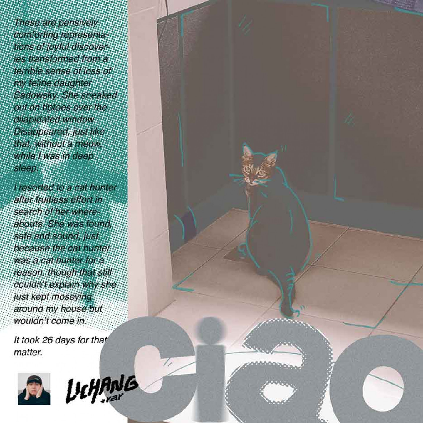老王樂隊主唱張立長全新個人專輯《CIAO》封面照