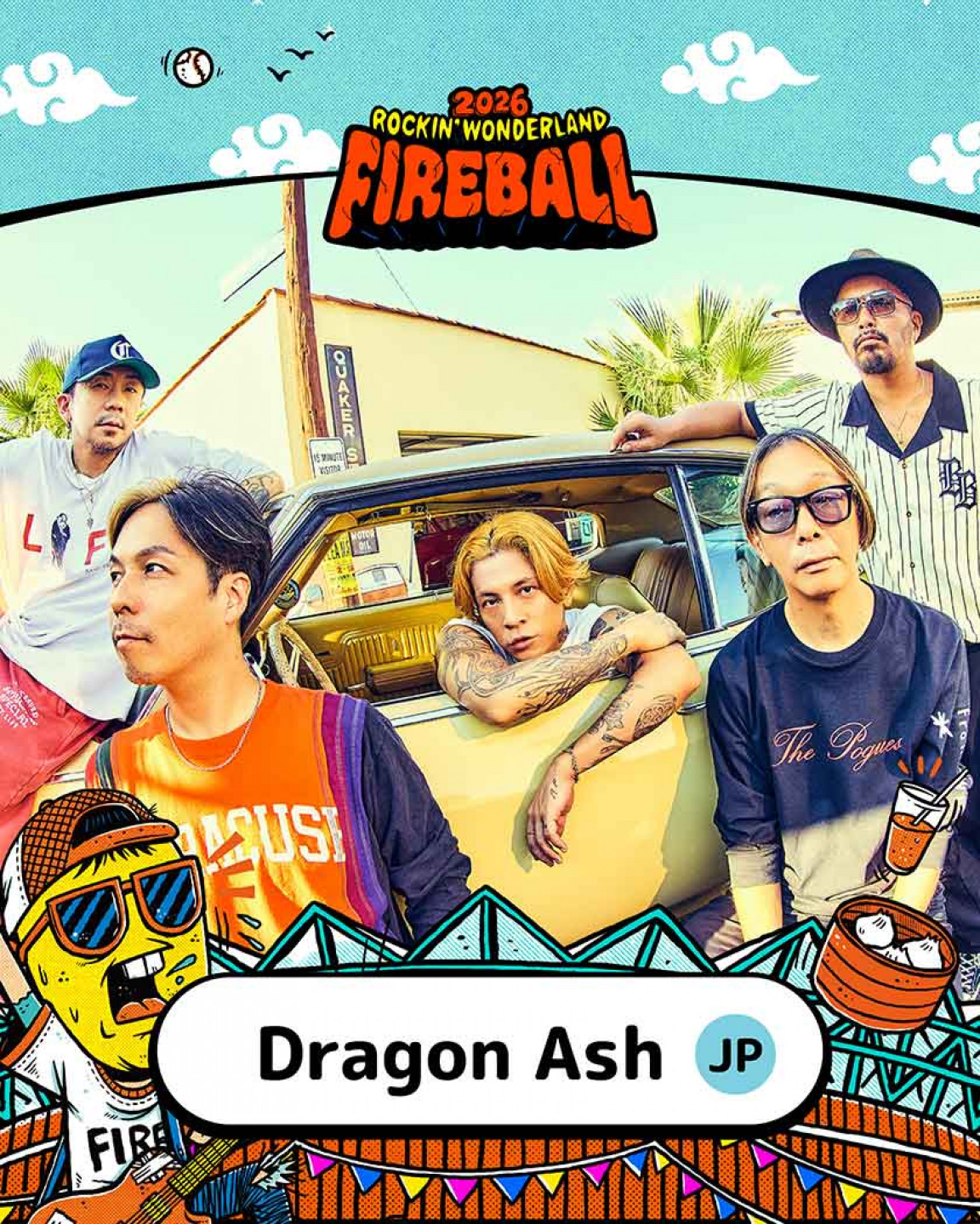 日本傳奇怪物樂團 Dragon Ash 睽違 8 年再次來台