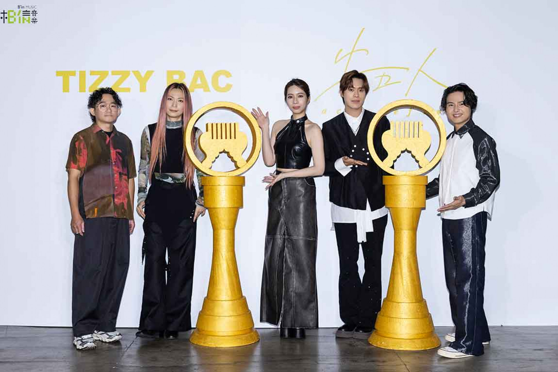 六度問鼎該獎項的Tizzy Bac，與近年氣勢如虹、第四度叩關的超人氣天團告五人分享入圍心情。（相信音樂提供）