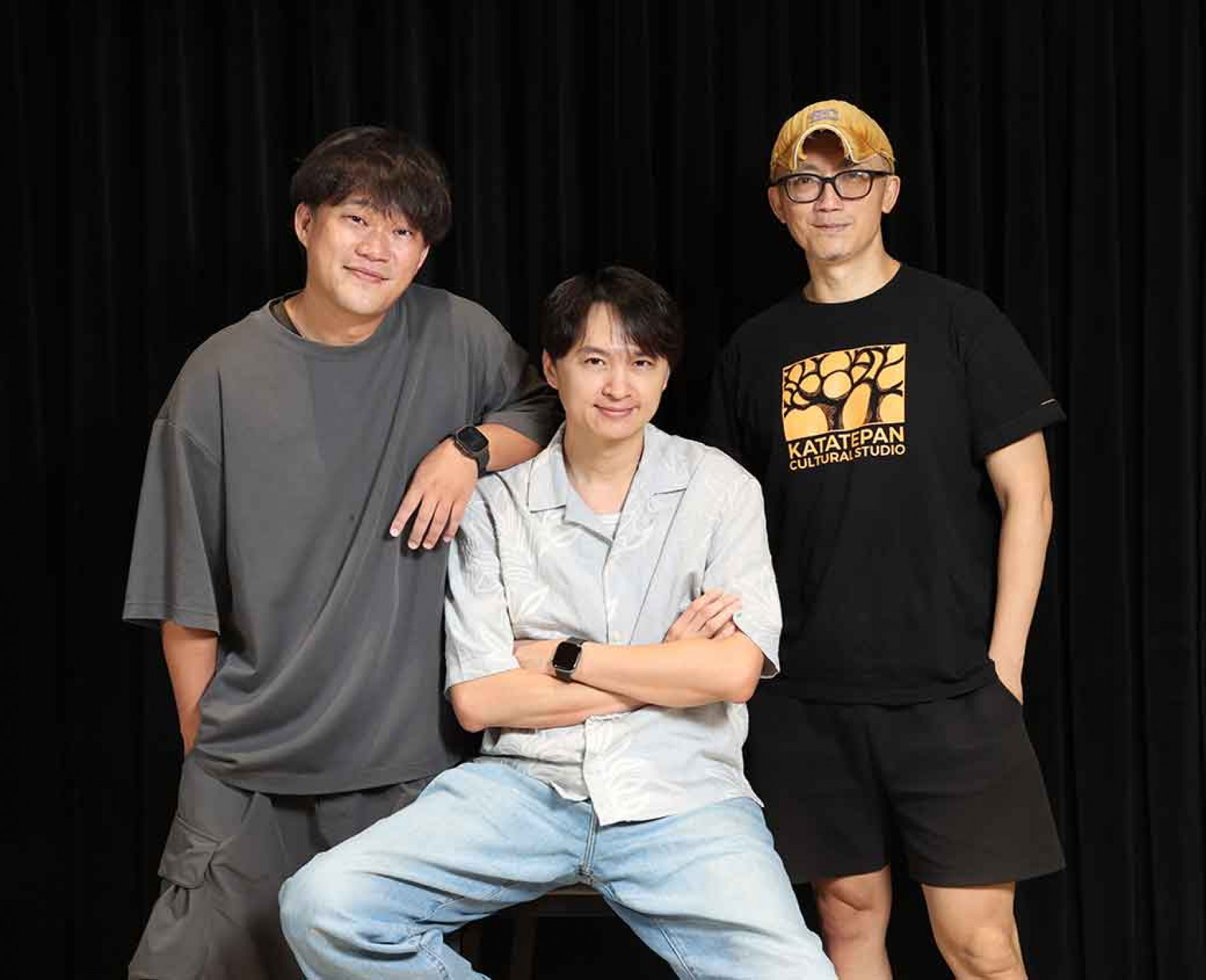 2026 北流Open Lab培訓課導師,從圖左至右分別是李百罡老師、陳建瑋老師、小樹老師。圖_北流提供