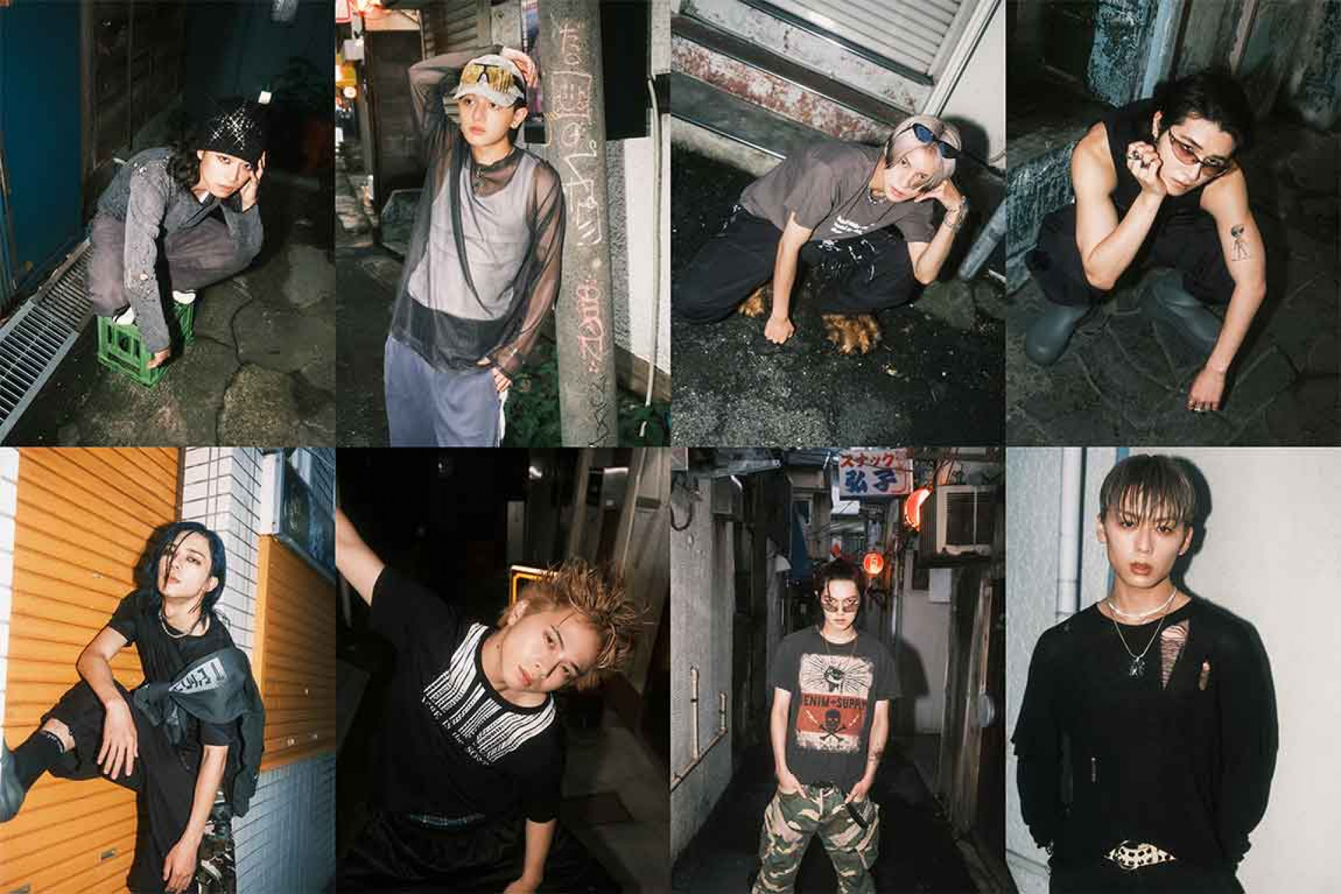 (上排)MIZUKI、NEO、REIA、RYOTA;(下排)SOUMA、TAKERU、TSUBASA、YUGA