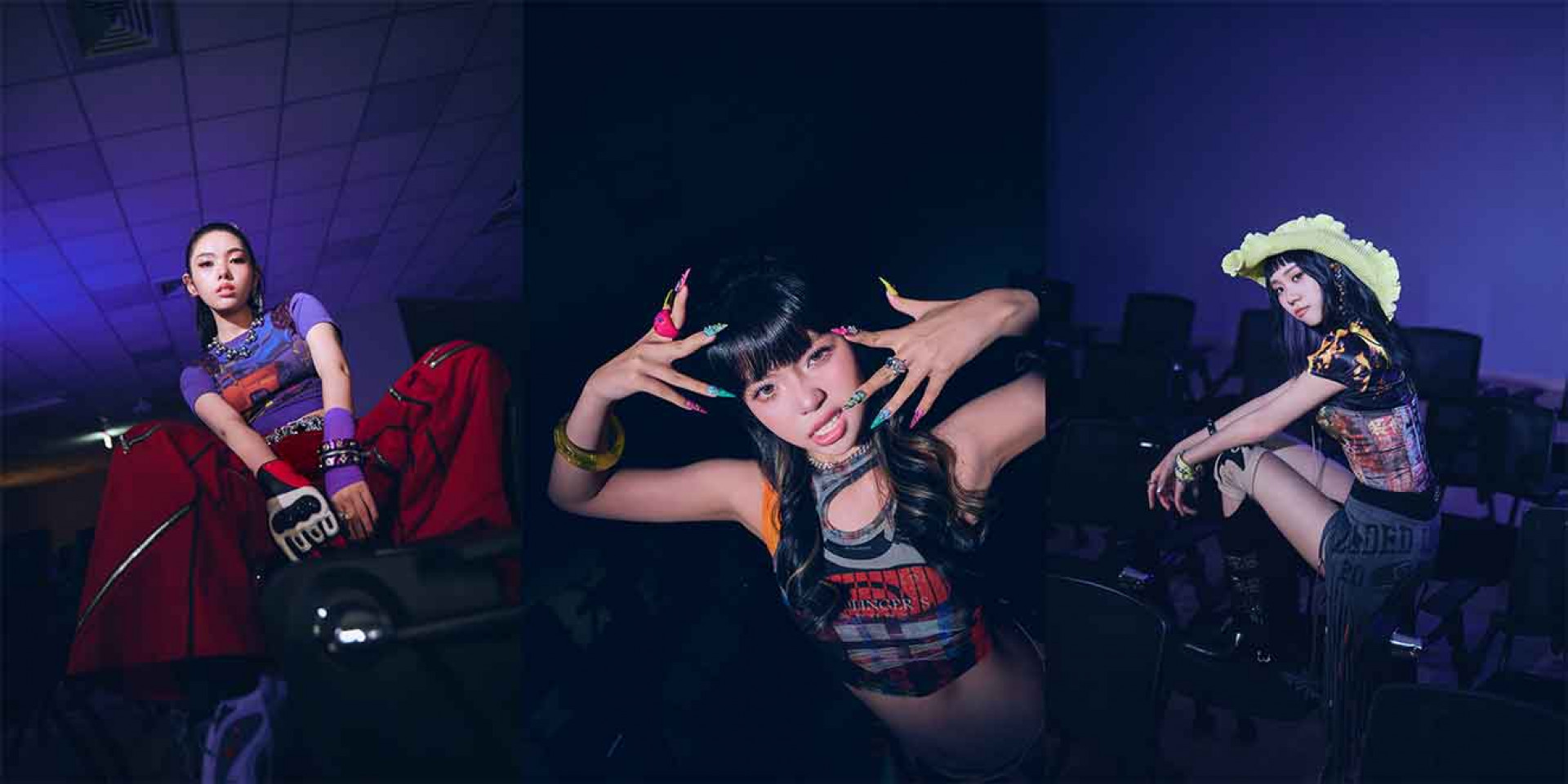 (左起)Vikky、丞妘、品妡