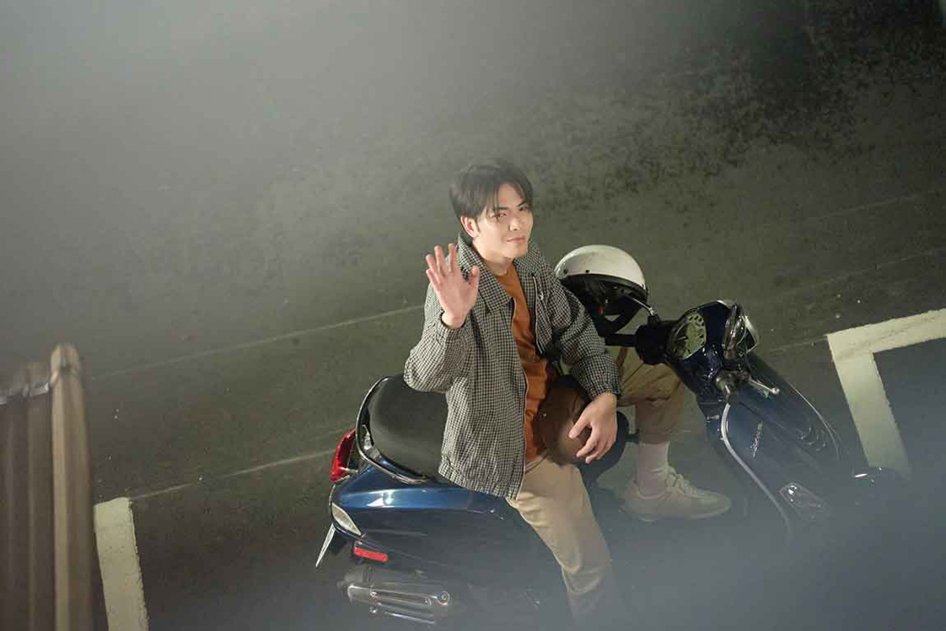 老蕭挑戰高難度騎車載A-Lin 完美達成任務