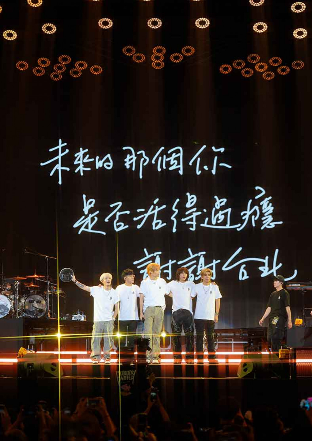 阿電(左起)、劉逼、阿璞、霸天、小橘