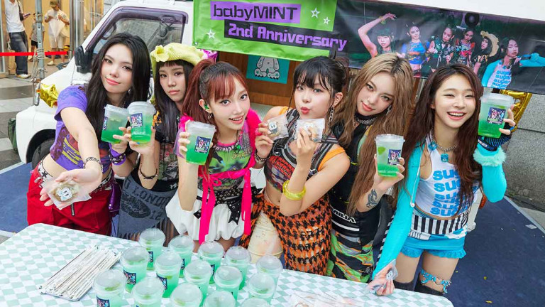 不畏風雨迎出道兩週年！babyMINT送逆應援快閃餐飲暖心告白陪伴粉絲到80歲