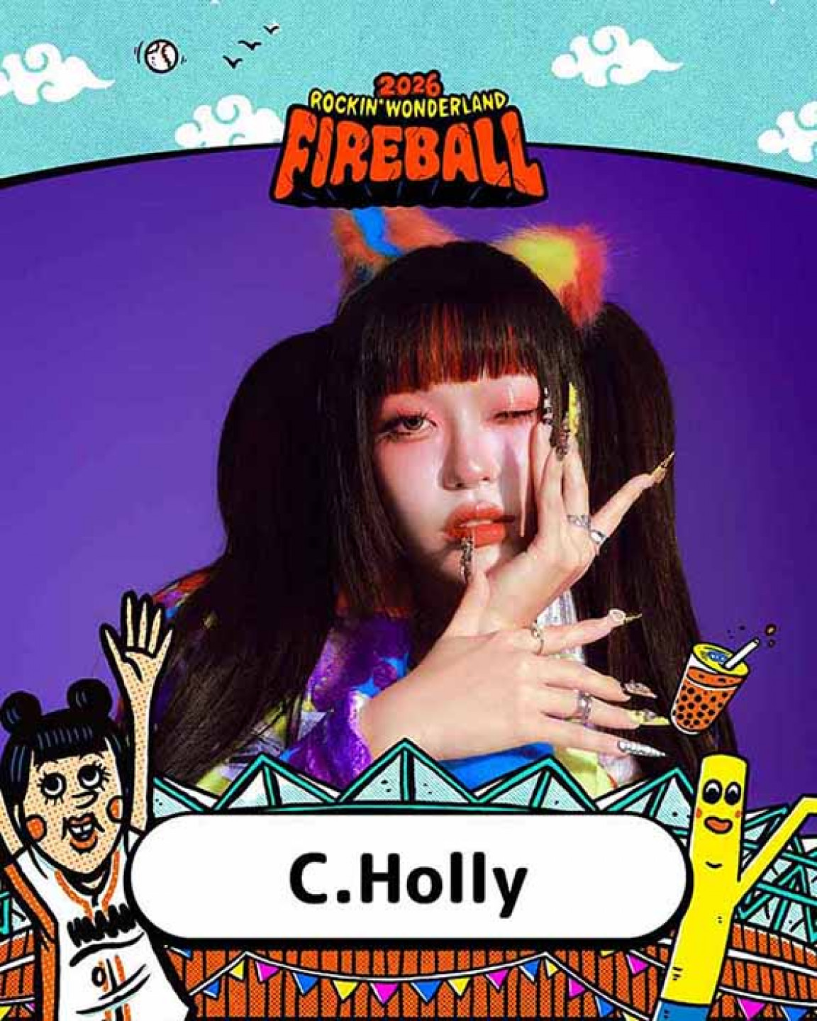 以及憑藉〈三不娶〉一曲翻紅的新生代 Rapper C.Holly