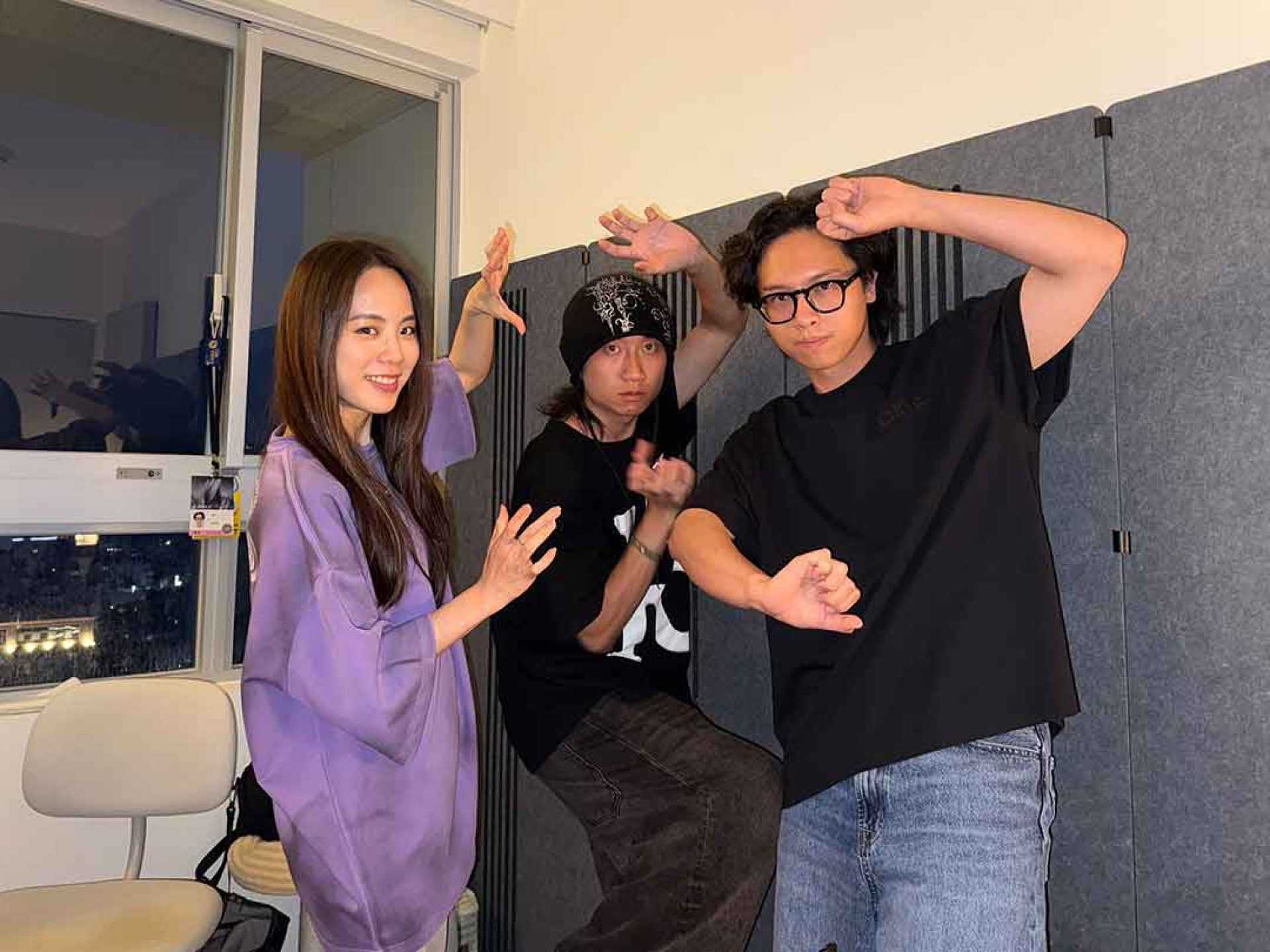 大嘻哈時代冠軍YoungLee推新專輯《漂亮美好歐光榮》（左至右：aDAN薛詒丹、YoungLee、製作人Sōryo）