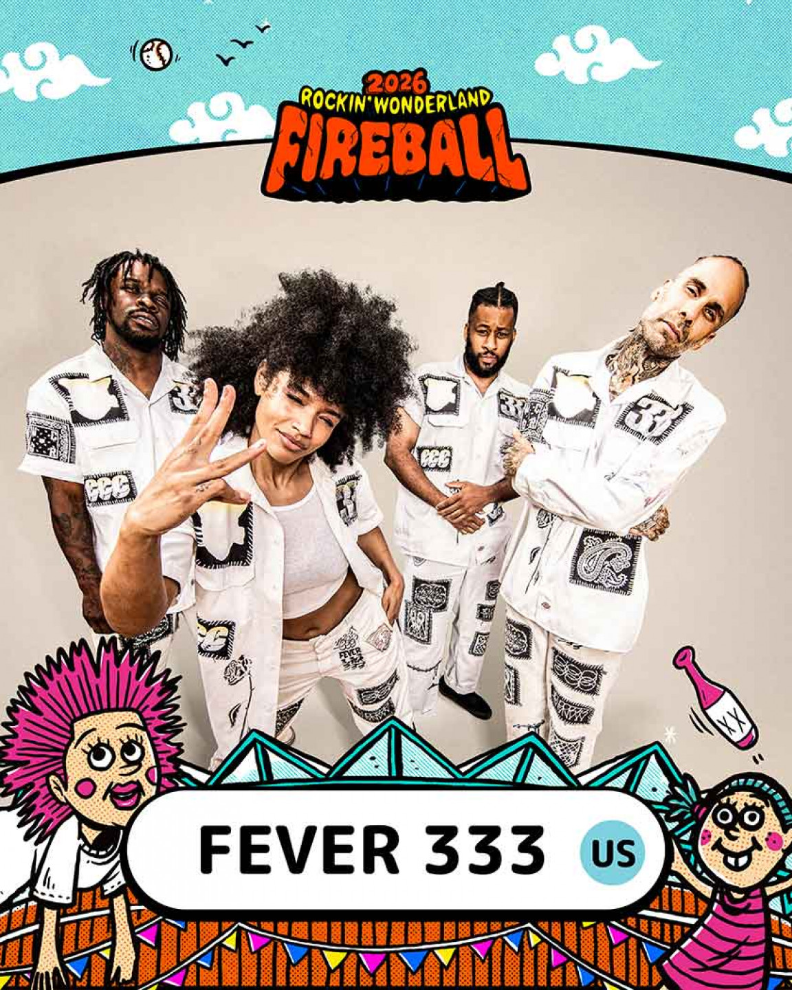 葛萊美獎等級的美國重搖滾龐克團FEVER 333