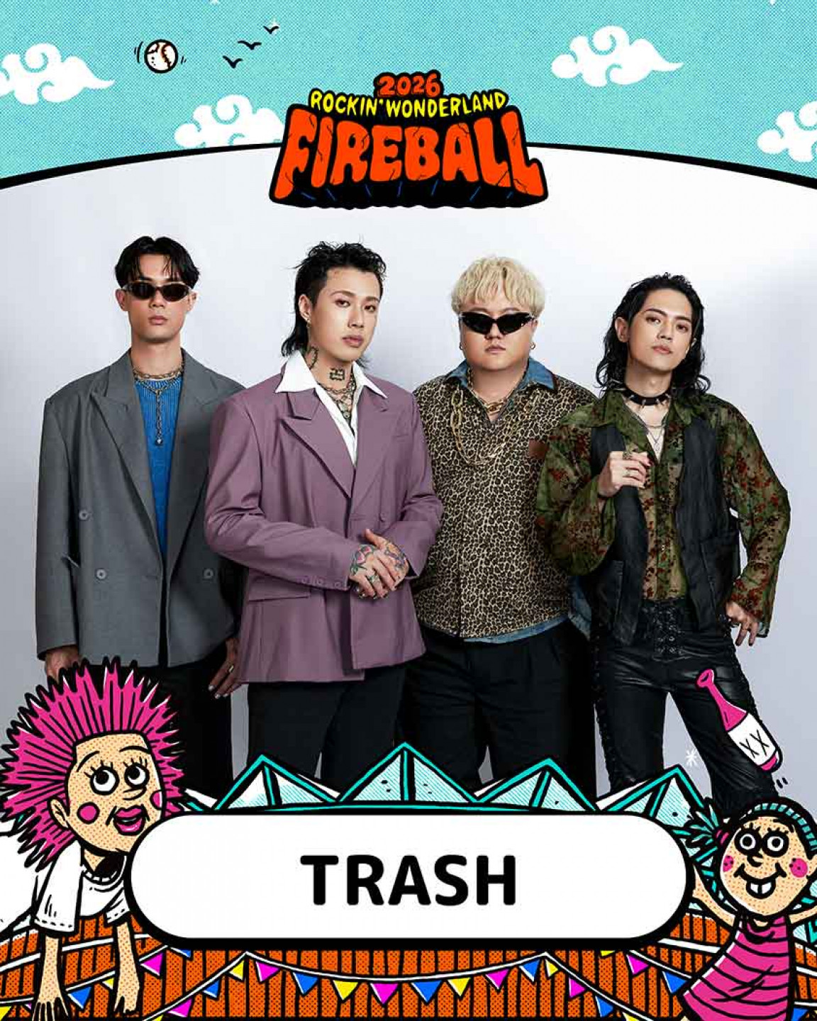 金曲最佳搖滾樂團肯定的TRASH
