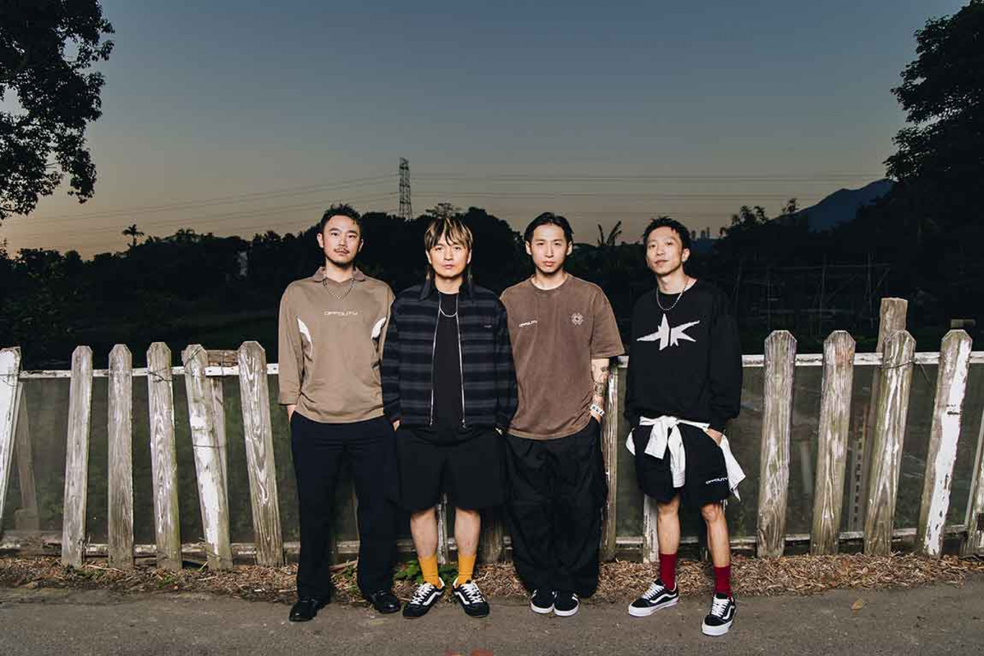EmptyORio成軍8年來首度登陸大阪音樂節參戰海外演出！左起 雷誰、ORio、柯光、牧（圖_ 火氣音樂 提供）  