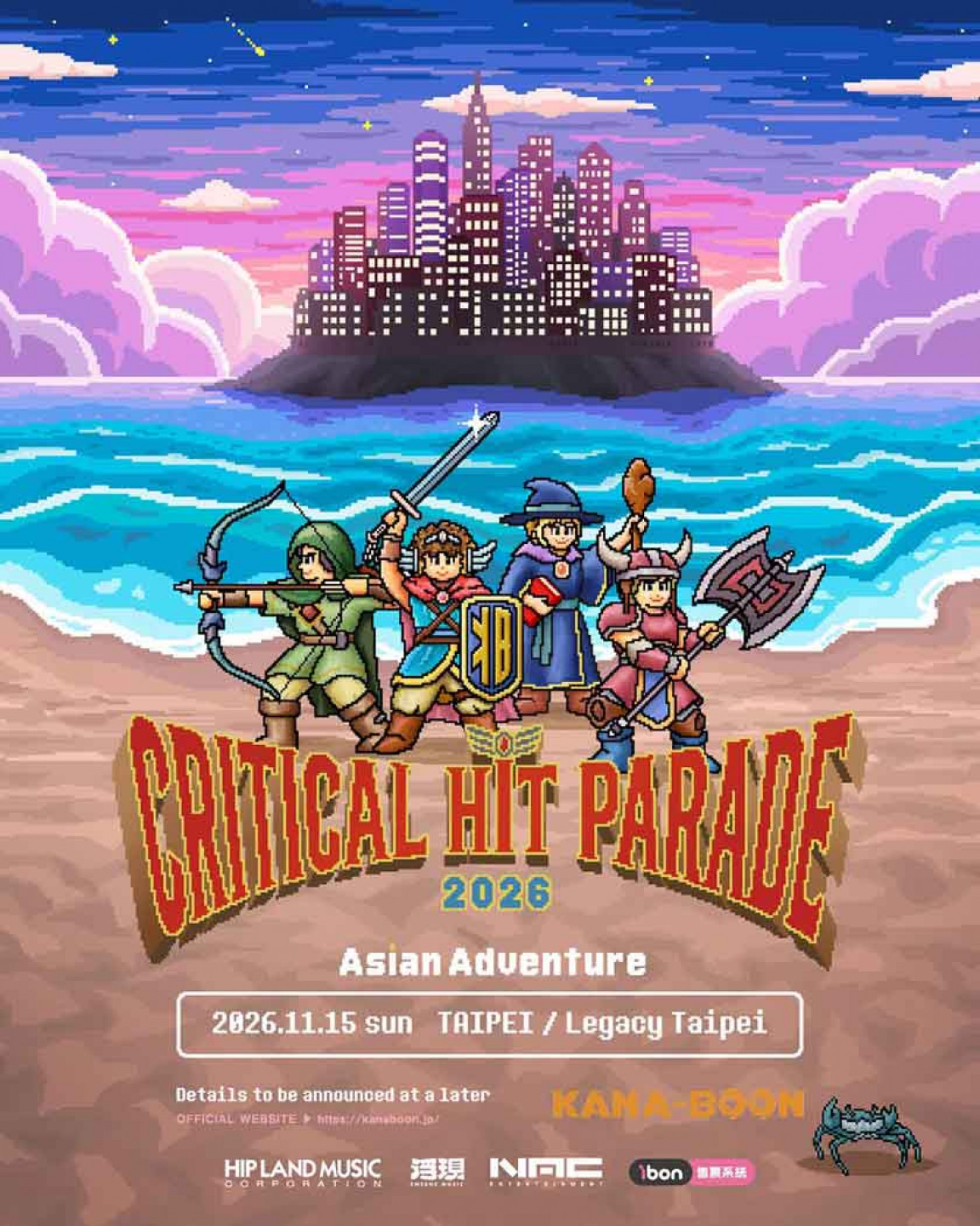KANA-BOON「CRITICAL HIT PARADE in TAIPEI」
