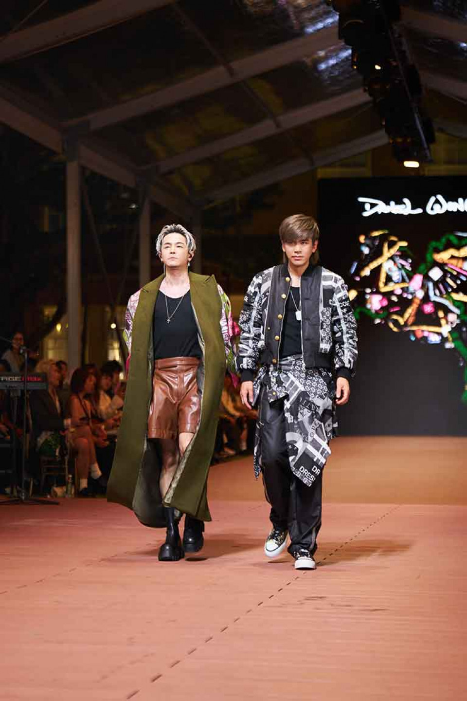 阿電(左起)、小橘 照片提供：Daniel Wong